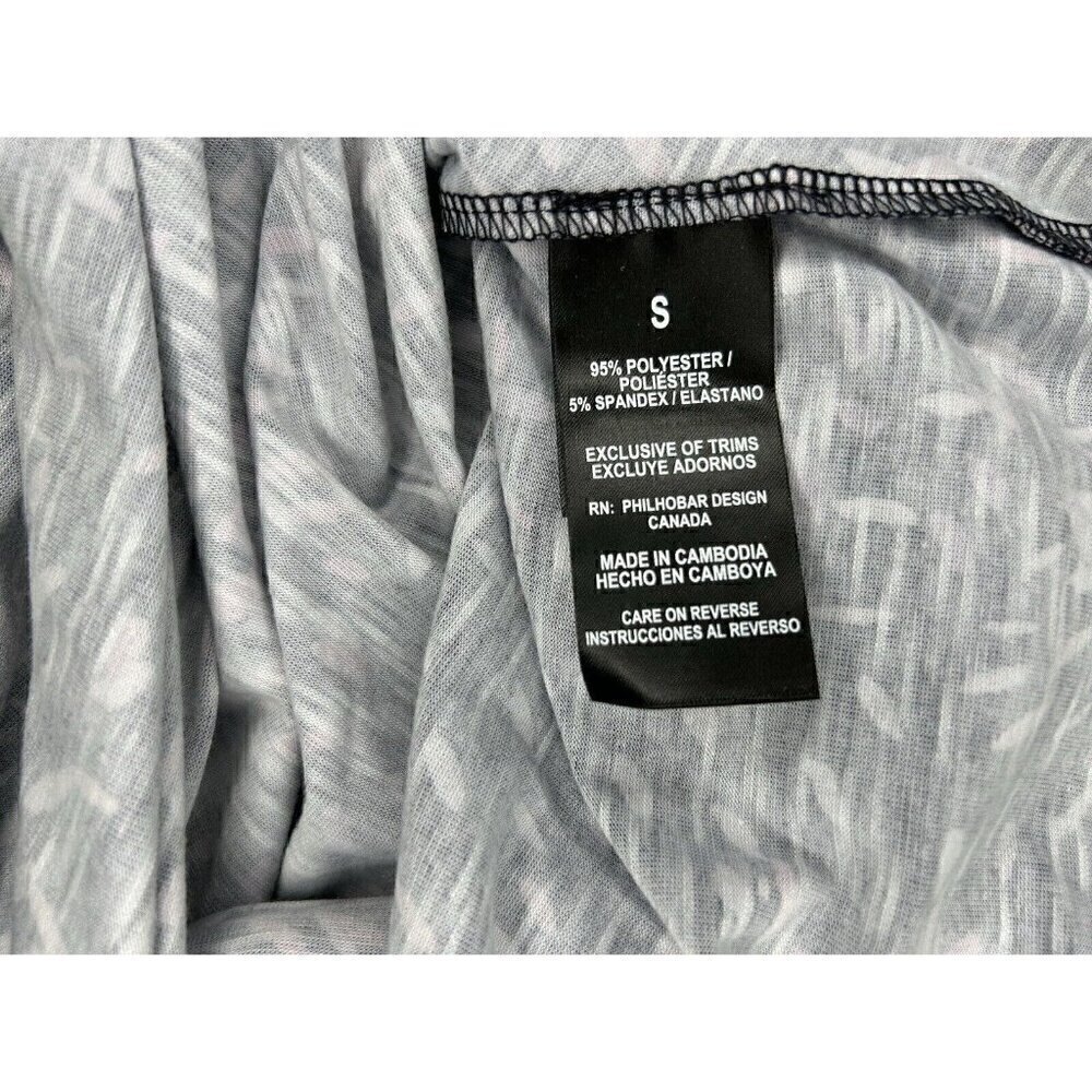 Nicole Miller Short Side Knot Dress Womens Small Dark Navy Modest Classic Pretty - Picture 8 of 12